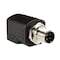 Asi M12 to RJ45 Adapter, M12 To RJ45 Bulkhead Connector, Male M12 D-Coded, Thru Panel Straight Adapter ASITPA-4512MD-S - alternate 3